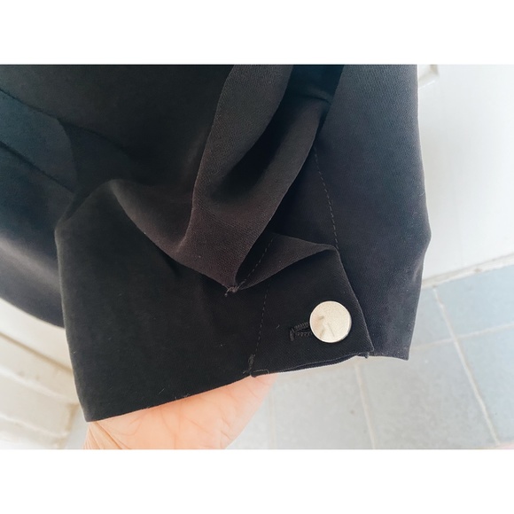 ZARA Cut Out Black Sleeveless Jumpsuit - Size Small - Picture 7 of 7